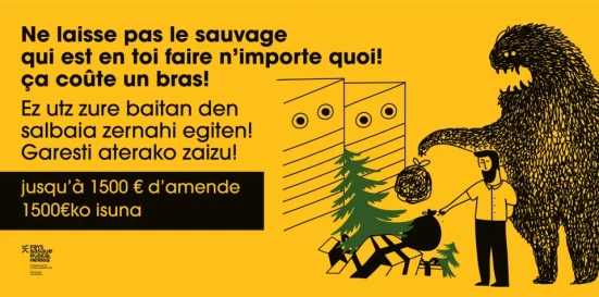 Ne laisse pas le sauvage qui est en toi faire n'importe quoi ! Ça coûte un bras ! Jusqu'à 1 500 € d'amende